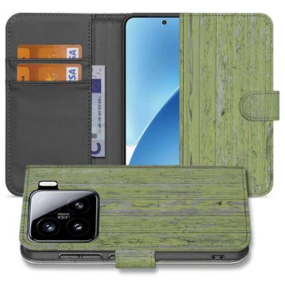 Xiaomi 15 | Book Style Case | Green Wood