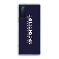Blijve plakken in Negenduust: Sony Xperia 5 II Transparant Hoesje