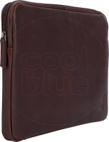 BlueBuilt 13 inch Laptophoes breedte 30 cm - 31 cm Leer Bruin - thumbnail