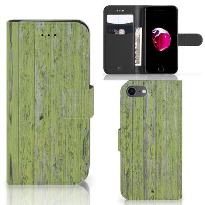 iPhone 7 | 8 | SE (2020) | SE (2022) | Book Style Case | Green Wood