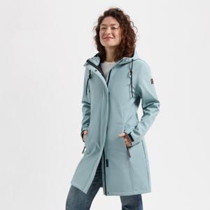 Travelin&apos; Women - softshell jack - Light Blauw - Maat XXL