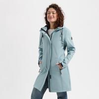 Travelin&apos; Women - softshell jack - Light Blauw - Maat XXL