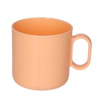 Plasticforte onbreekbare Drinkbekers - kunststof - 320 ml - oranje - kinderen - camping