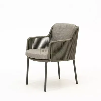 Tuinstoel Bernini Platinum met 2 kussens | 4 Seasons Outdoor