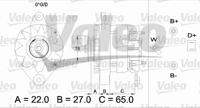 Valeo Alternator/Dynamo 433451