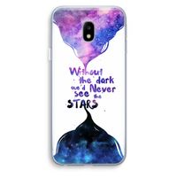 Stars quote: Samsung Galaxy J3 (2017) Transparant Hoesje