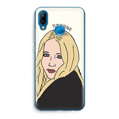 Mary Kate: Huawei P20 Lite Transparant Hoesje