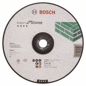 Bosch Accessories 2608600227 2608600227 Doorslijpschijf gebogen 230 mm 1 stuk(s) Graniet