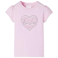 VidaXL Kindershirt 104 lichtroze