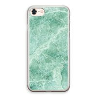 Groen marmer: iPhone 8 Transparant Hoesje Groen marmer: iPhone 8 Transparant Hoesje