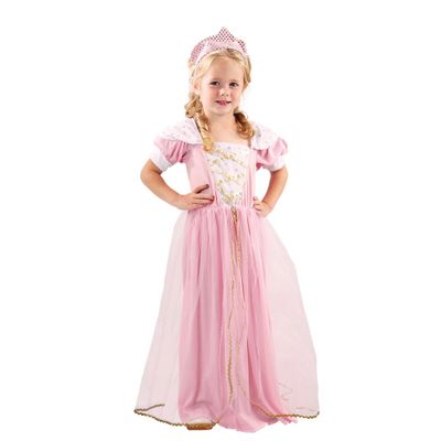 Boland verkleedjurk darling prinses meisjes roze maat 92-104