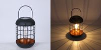 Luxform Solar Lighthouse Table Buitengebruik hangverlichting LED Zwart, Koper - thumbnail