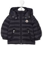 Moncler Enfant doudoune à fermeture zippée - Bleu