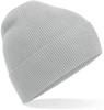 Beechfield CB51N Organic Cotton Fine Knit Beanie - Light Grey - One Size