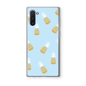 Ananasjes: Samsung Galaxy Note 10 Transparant Hoesje