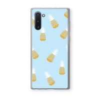 Ananasjes: Samsung Galaxy Note 10 Transparant Hoesje