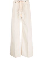 Moncler pantalon ample à lien de resserrage - Tons neutres Moncler pantalon ample à lien de resserrage - Tons neutres