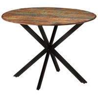 Eettafel 110x78 cm massief gerecycled hout en staal