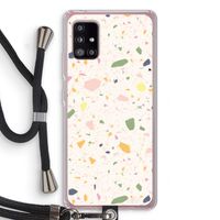 Terrazzo N°21: Samsung Galaxy A51 5G Transparant Hoesje met koord Terrazzo N°21: Samsung Galaxy A51 5G Transparant Hoesje met koord