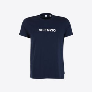 T-shirt Blauw Print