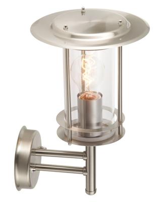 Brilliant RVS buitenlampYork 30cm - 44781/82