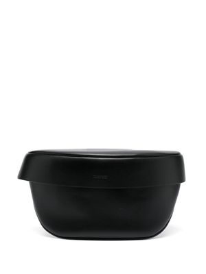 Jil Sander ceinture à logo embossé - Noir