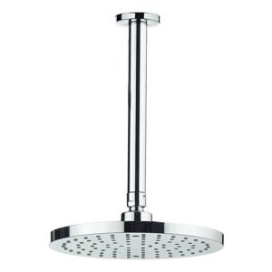 Crosswater Fusion hoofddouche 20cm rond met plafondarm 20cm chroom MBFUAF20