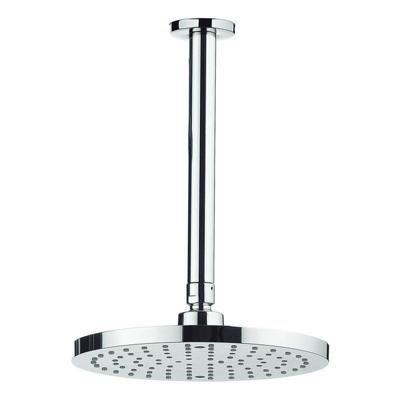Crosswater Fusion hoofddouche 20cm rond met plafondarm 20cm chroom MBFUAF20