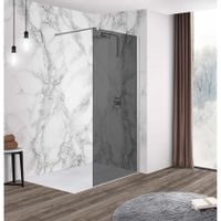 Inloopdouche Fabriecio Ravenna | 90x200 cm | Nano-coating | Rookglas | Chroom beslag