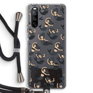 Zeemeermin: Sony Sony Xperia 10 III Transparant Hoesje met koord