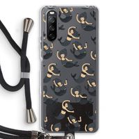Zeemeermin: Sony Sony Xperia 10 III Transparant Hoesje met koord