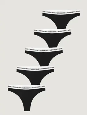 5-pack dames strings - Classic - Katoenen vrouwen strings