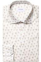 ETON Contemporary Fit Overhemd wit, Bloemen