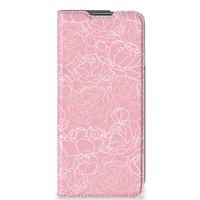 OnePlus Nord CE 2 5G Smart Cover White Flowers - thumbnail