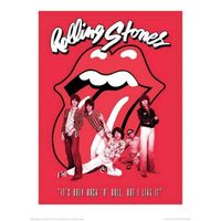 Kunstdruk The Rolling Stones Its Only Rock n Roll 60x80cm