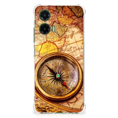 Motorola Moto G35 Telefoonhoesje met valbescherming Kompas Motorola Moto G35 Telefoonhoesje met valbescherming Kompas