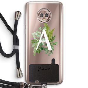 Green Brush: Motorola Moto G6 Transparant Hoesje met koord