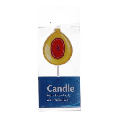 Cijferkaars 0 jaar geel Cijferkaars 0 jaar geel