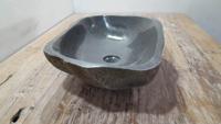 Riviersteen waskom RL250357, 54x37x15 cm