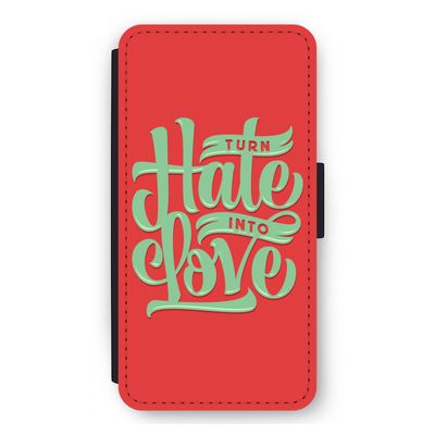 Turn hate into love: iPhone 11 Pro Max Flip Hoesje