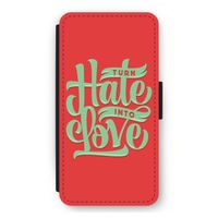 Turn hate into love: iPhone 11 Pro Max Flip Hoesje