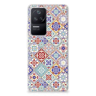 Xiaomi Poco F4 | TPU | Siliconen hoesje | Tiles Color Xiaomi Poco F4 | TPU | Siliconen hoesje | Tiles Color
