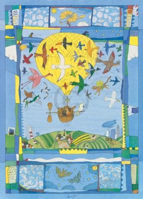 Kunstdruk Vitali P. Konstantinov - Luft 48x67cm Kunstdruk Vitali P. Konstantinov - Luft 48x67cm