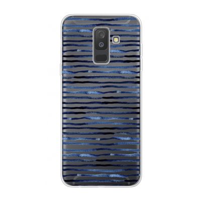 Verrassende lijnen: Samsung Galaxy A6 Plus (2018) Transparant Hoesje