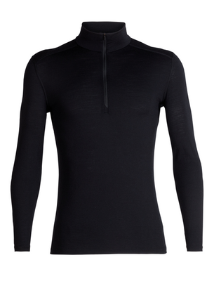 Icebreaker 200 Oasis LS Half Zip Pully Heren Black S