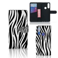 Alcatel 1S 2020 | Telefoonhoesje | Met pasjeshouder | Zebra