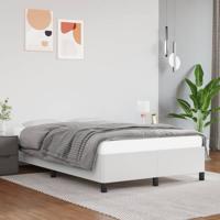 Bedframe zonder matras 120x190 cm kunstleer wit
