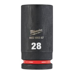Milwaukee ShockWave™ Krachtdop 3/4" lang | 28 mm - 4932480387