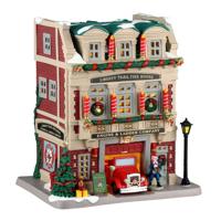 Liberty Trail Fire House 18x26x25 cm Kersthuisje - Lemax