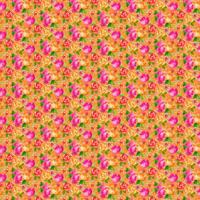 Vaessen Creative • coco-ton katoen stof 45x50cm so cute oranje bloemen motief